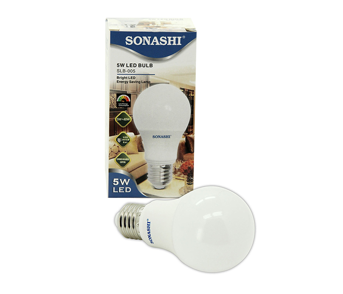 Sonashi SLB-005 5W E27 Screw Type LED Bulb - White - Zoom Image 1