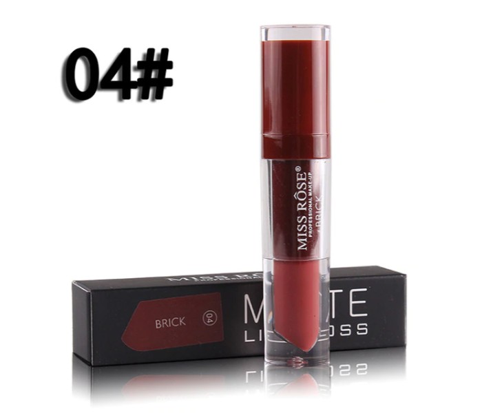 Miss Rose 7701-026M Longlasting Matte Lip Gloss 04 Brick - Zoom Image