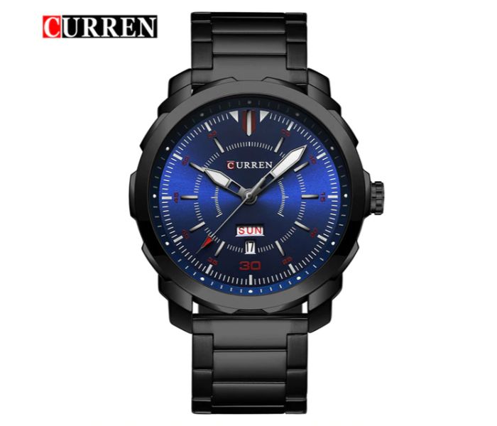 Curren 8266 Quartz Watch For Men Blue - Zoom Image