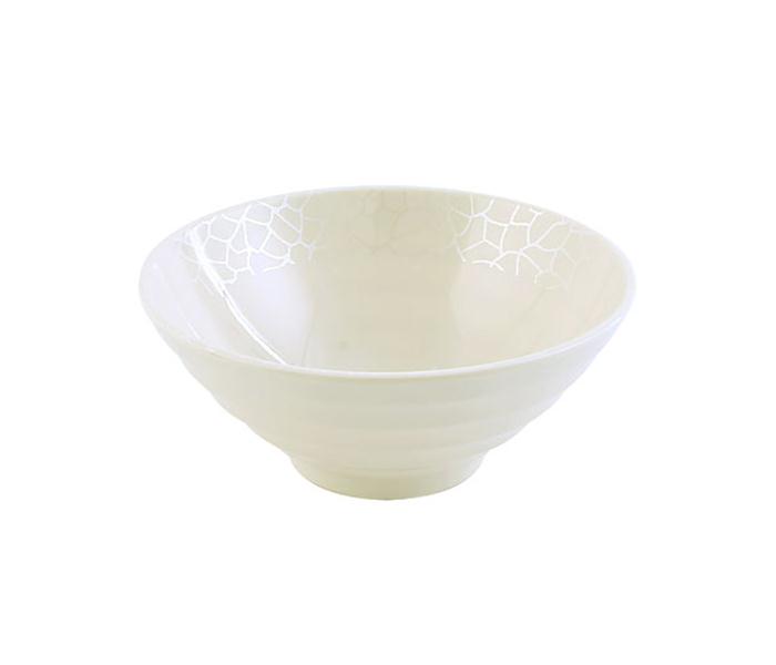 Royalford RF4493 6-inch Melamine Ware Bowl - White Pearl - Zoom Image 1