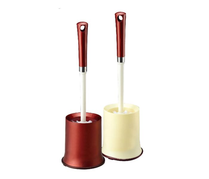 Royalford RF6996 Toilet Brush with Holder - Red - Zoom Image 1