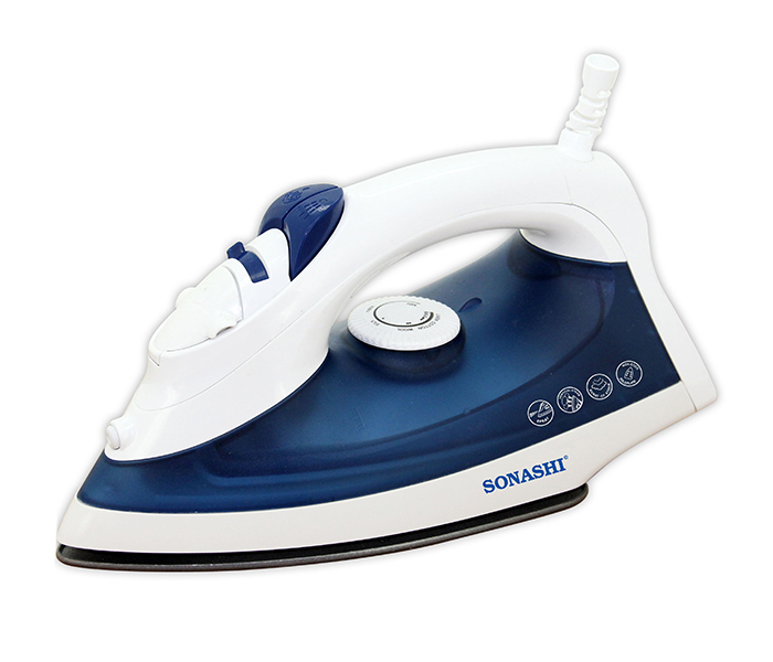 Sonashi SI-5063T 1600W Steam Iron with Non-Stick Soleplate - Navy Blue - Zoom Image 4