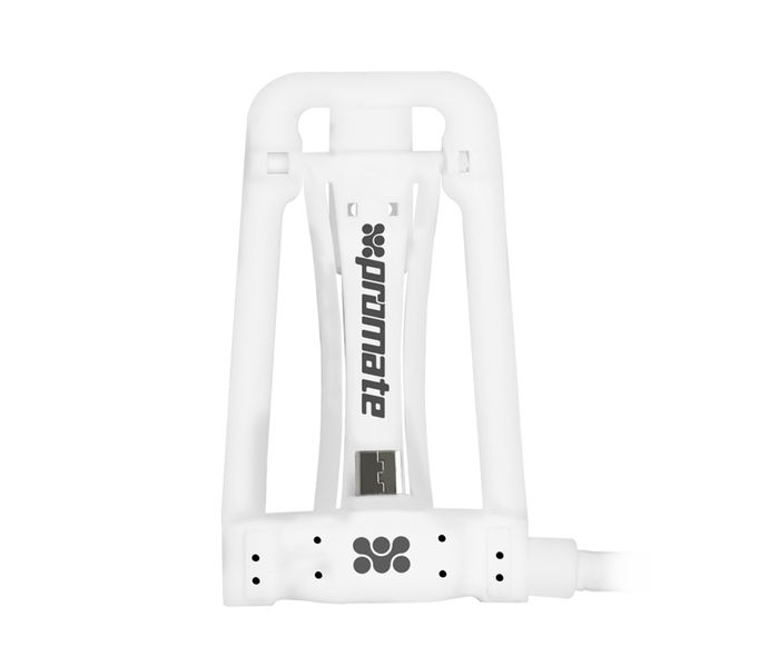 Promate Pose-M Micro-USB Sync and Charge Stand with Flat Cable - White - Zoom Image 4