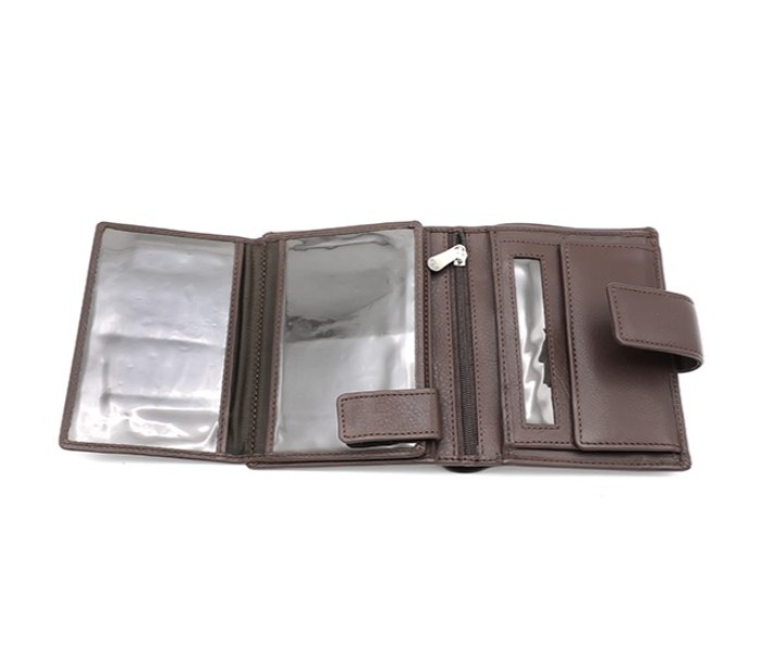 Philippe Morgan GW751 Men Leather Trifold Wallet Brown - Zoom Image 1