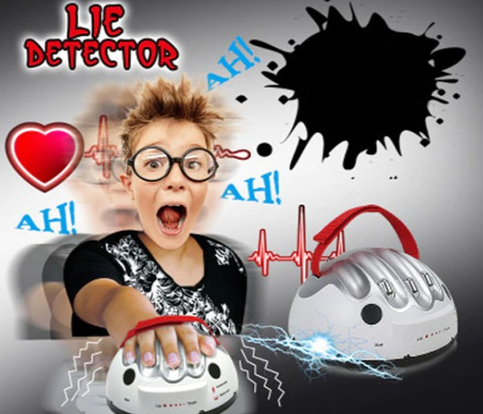 Tell TSLD4 Shocking Liar Lie Detector Red and White - Zoom Image 5