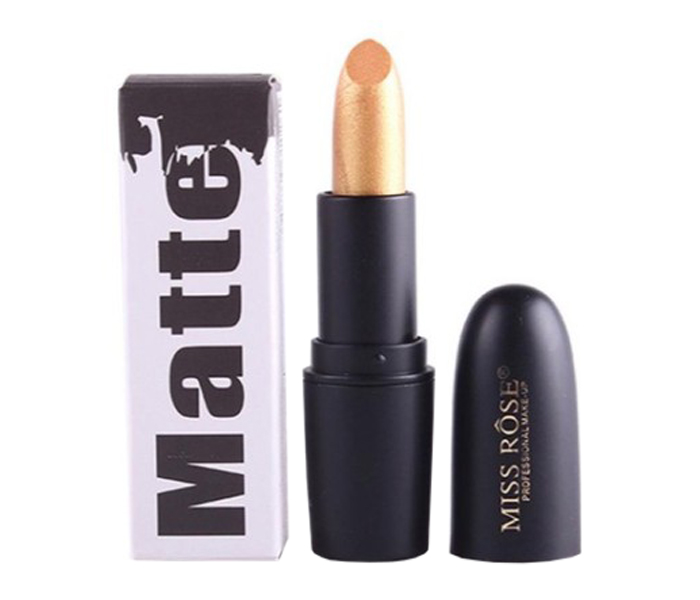 Miss Rose 7301-026H Matte Finish Velvet Waterproof Lipstick Gold - Zoom Image