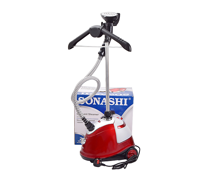 Sonashi SGS-311 1.8 Litre Tank Garment Steamer - Red - Zoom Image 2