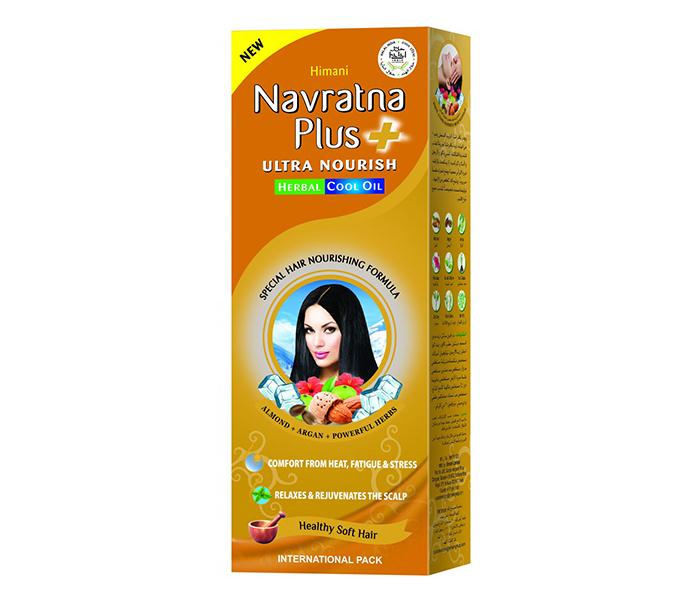 Himani Navratna Plus Ultra Nourish  Herbal Cool Oil - 300ML - Zoom Image