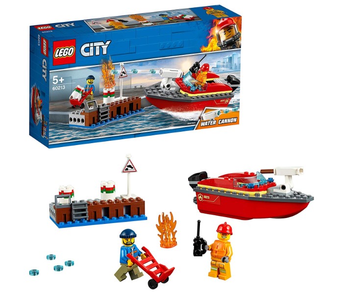 Lego City 60213 Dock Side Fire Assorted - Zoom Image 1