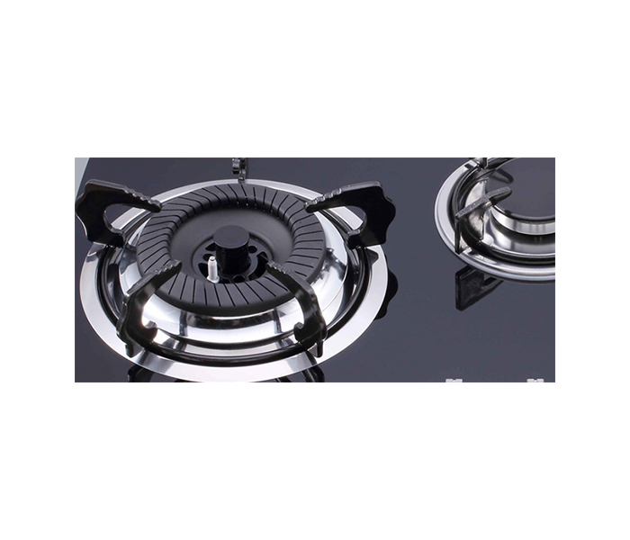 Sanford SF5404GC Glass Triple Burner Gas Hob - Black & Grey - Zoom Image 2