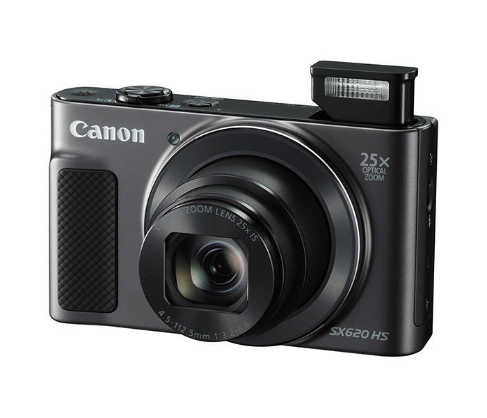 Canon SX620 HS 20.2 MP Powershot Digital Camera - Black - Zoom Image 2