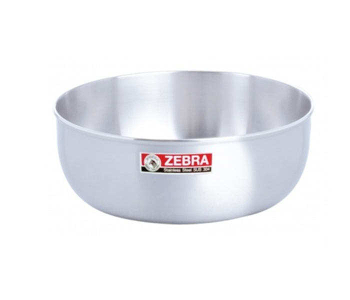 Zebra ZE-111016 Stainless Steel 16 cm Water Bowl Silver - Zoom Image