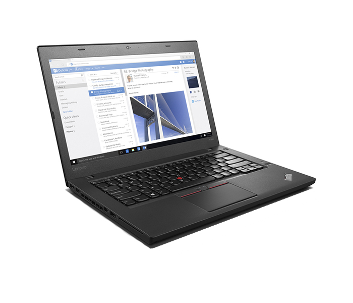 Lenovo T460 14-inch Display Intel Core i7-6600U 512 SSD HDD 8GB RAM NoteBook Laptop - Black - Zoom Image 1