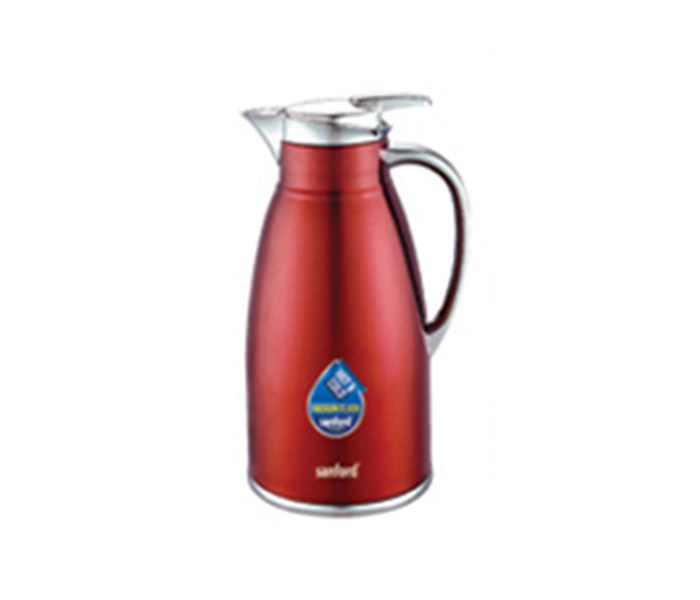 Sanford SF1684VF 1.6 Litre Stainless Steel Vacuum Flask - Red - Zoom Image