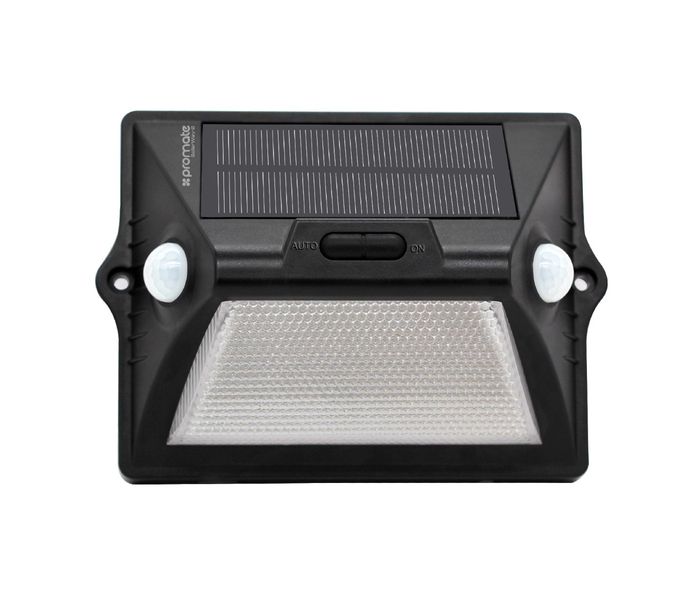 Promate SolarWay-2 Outdoor Solar Powered LED Light with Dual Motion Activators, Black - Zoom Image 8