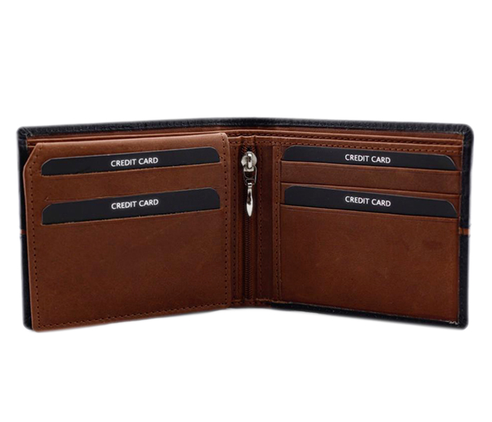 Philippe Morgan PM019 Men Leather Bifold Wallet - Brown - Zoom Image 3