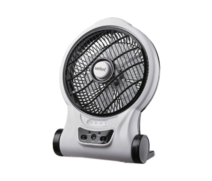 Sanford SF6651RTF BS 8-inch Rechargeable Table Fan with 4 Pieces LED - Zoom Image