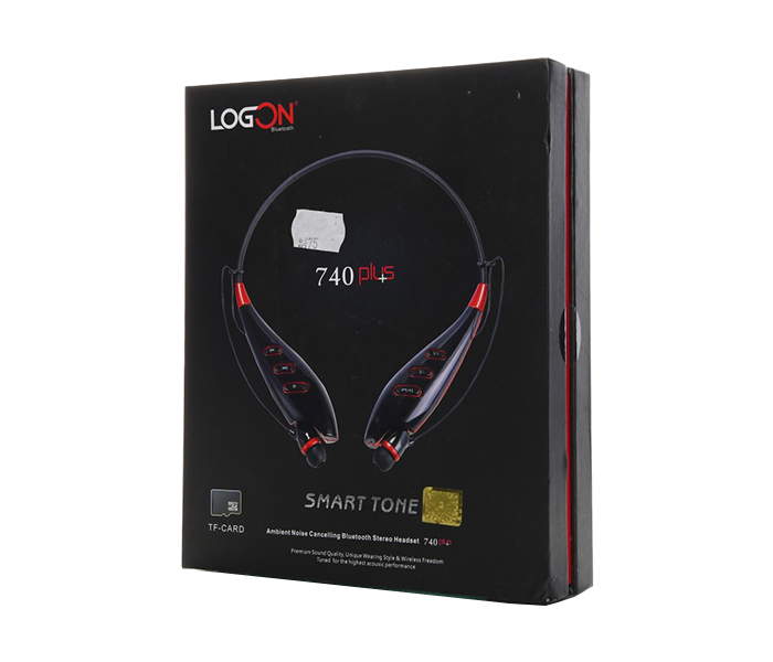 Logon 740plus Bluetooth Stero Headset with TF-Card Option - Black - Zoom Image 2