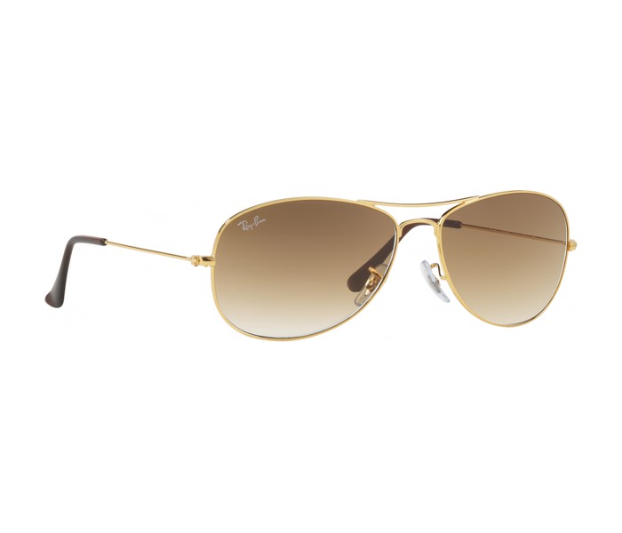 Ray-Ban 0RB3362 001/51 Aviator Gold Frame & Brown Gradient Mirrored Sunglasses for Unisex - Zoom Image 2