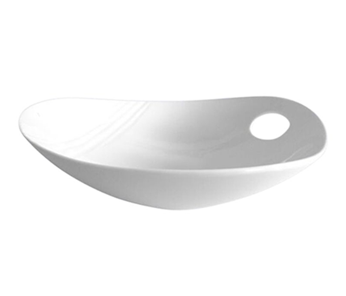 Royalford RF8438 8.75-inch Porcelain Serving Bowl - White - Zoom Image 1