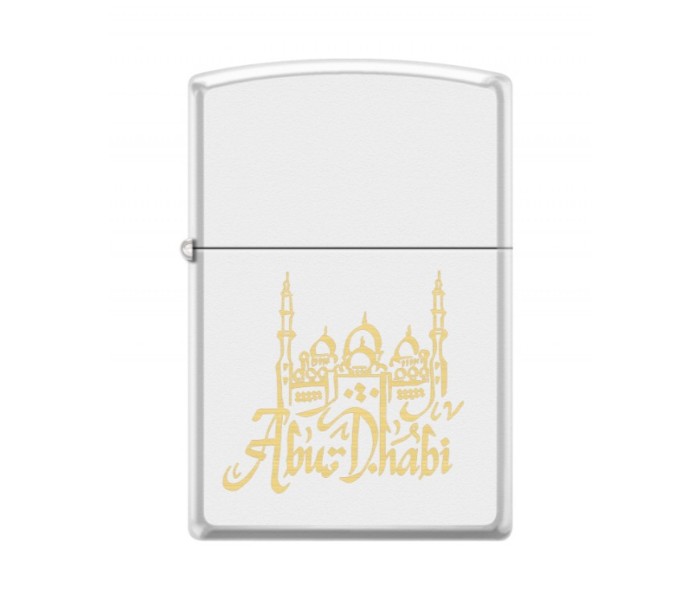 Zippo 214-MP401081 Regular Abudhabi Lighter White - Zoom Image