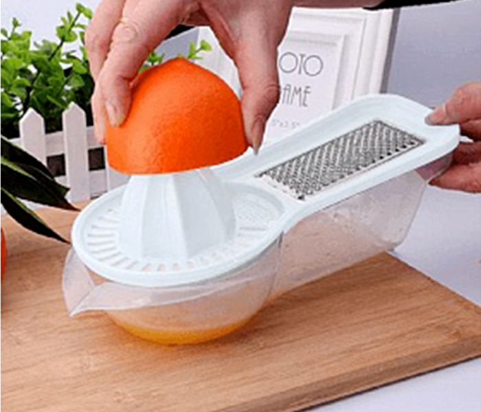 Cyber 2 In 1 Plastic Manual Squeezer Juicer & Grater - Zoom Image 1