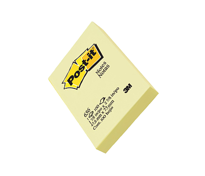 Post-it 656 2 × 3-inch Sticky Note - Yellow - Zoom Image 2