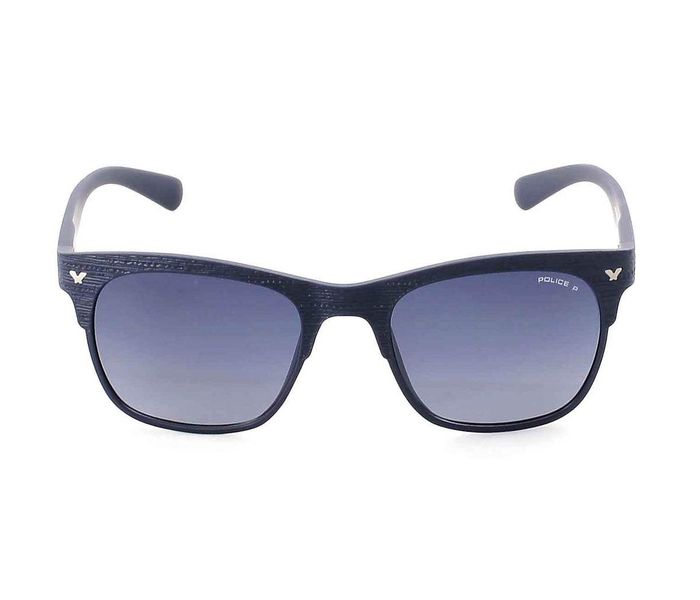 Police S1949 W87P Aviator Grey Frame & Blue Gradient Mirrored Sunglasses for Men - Zoom Image 3