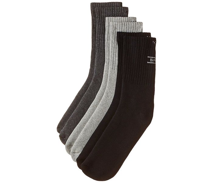 Jockey 7035-0310 Sport Crew Socks, Free Size - 3 Pieces Pack - Zoom Image