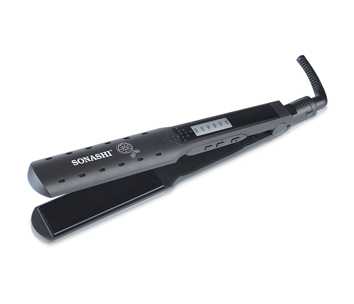 Sonashi SHS-2037 Ceramic Hair Straightener, Black - Zoom Image 1