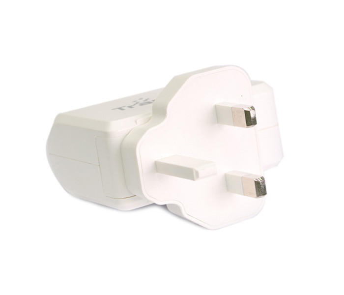 Trands TR-PC8361 Dual USB Port Wall Charger - White - Zoom Image 2