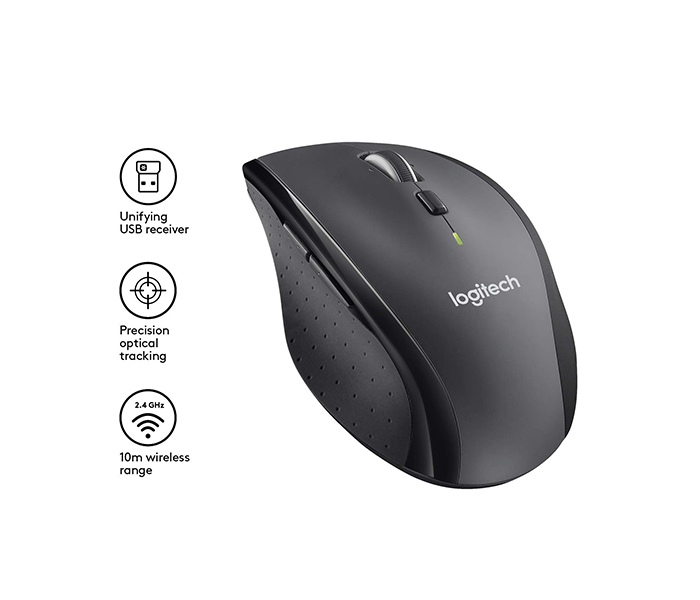 Logitech 910-001949 M705 Marathon Wireless Mouse - Grey - Zoom Image 4