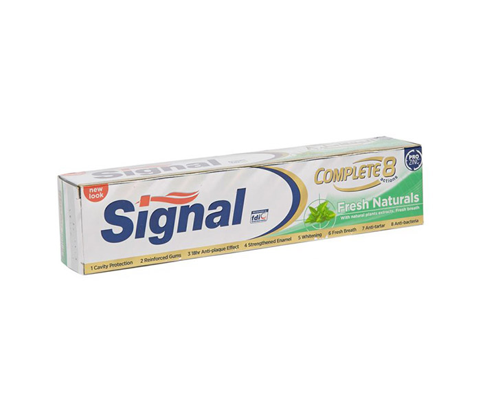 Signal N11294819A Complete 8 Fresh Naturals Toothpaste - 120ML - Zoom Image