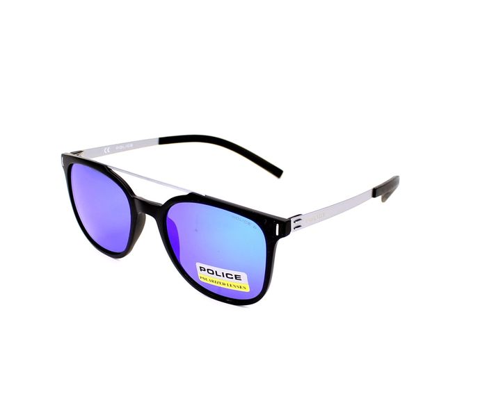 Police SPL169 U28B Wayfarer Matt Black Frame Sunglasses for Men - Zoom Image 1