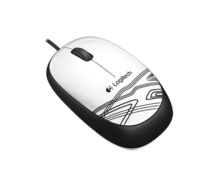 Logitech 910-002944 M105 USB Wired Mouse - White - Zoom Image 2