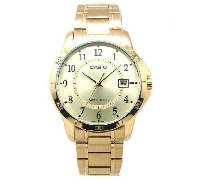 Casio MTP-V004G-9BDF Mens Analog Watch Gold - Zoom Image 3