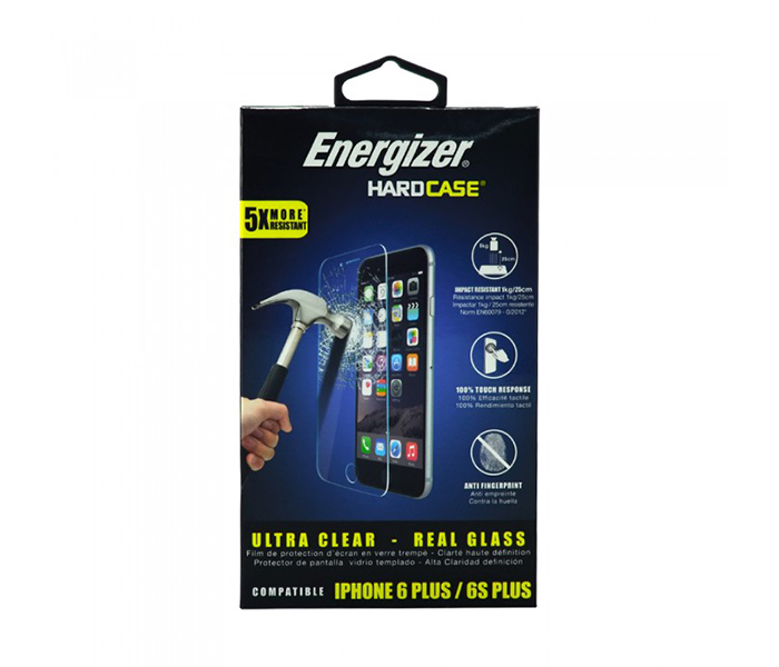 Energizer ENSPCOCLIP6SP Screen Protector Verre Transparent Glass for Iphone 6S Plus - Zoom Image 2