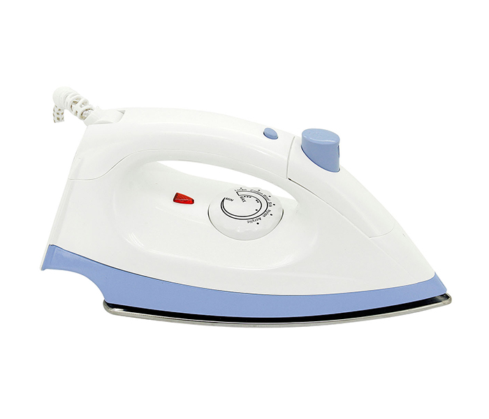 Sonashi SDI-6008S 1000W Dry Iron with Stainless Steel Soleplate - Blue & White - Zoom Image 1