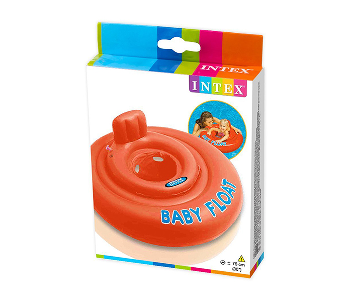 Intex ZX-56588 Swimming Pool Baby Float - Orange - Zoom Image 2