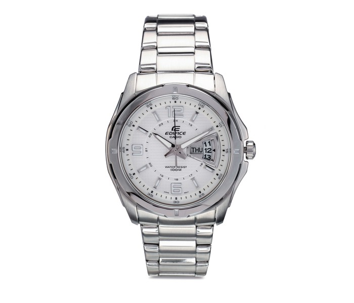 Casio Edifice EF-129D-7AVUDF Mens Analog Watch Silver and White - Zoom Image