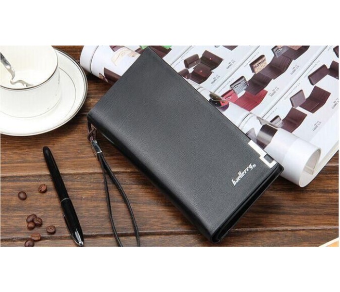 FN-Baellerry Multifunction Fashion Bifold Wallet for Men MTW2 Black - Zoom Image 2