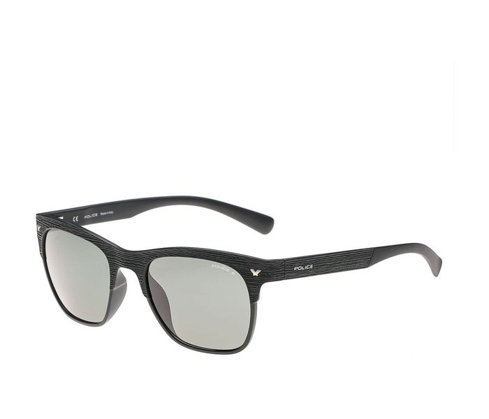 Police S1950M U28P Aviator Black Frame & Polarised Green Mirrored Sunglasses for Men - Zoom Image 1