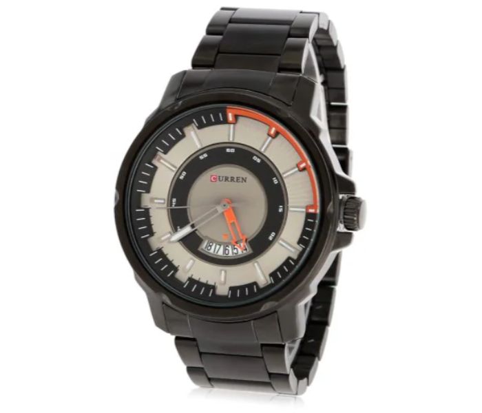 Curren 8229 Business Quartz Watch For Men Black - Zoom Image