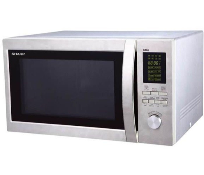 Sharp R78BTST 43 Litre Microwave Oven with Grill Silver - Zoom Image 2