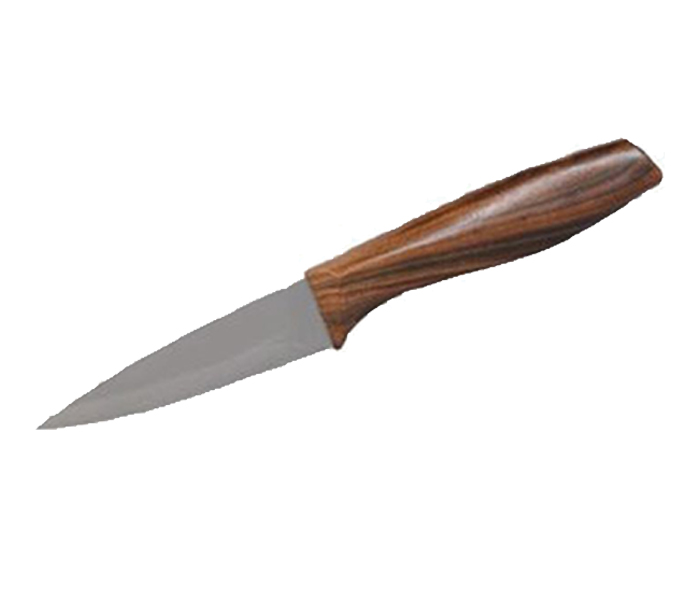 Delcasa DC1280 3.5-inch Paring Knife - Brown & Silver - Zoom Image