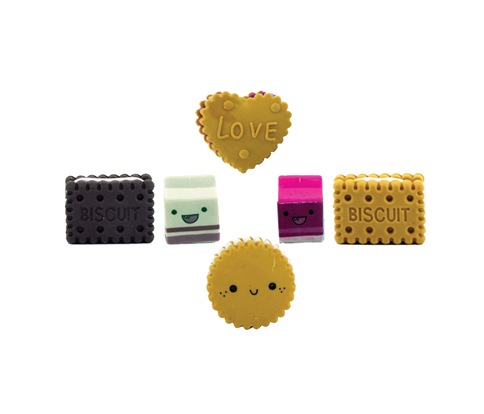 Smily Kiddos SK12002007 Fancy Biscuits Eraser Set - Zoom Image 3