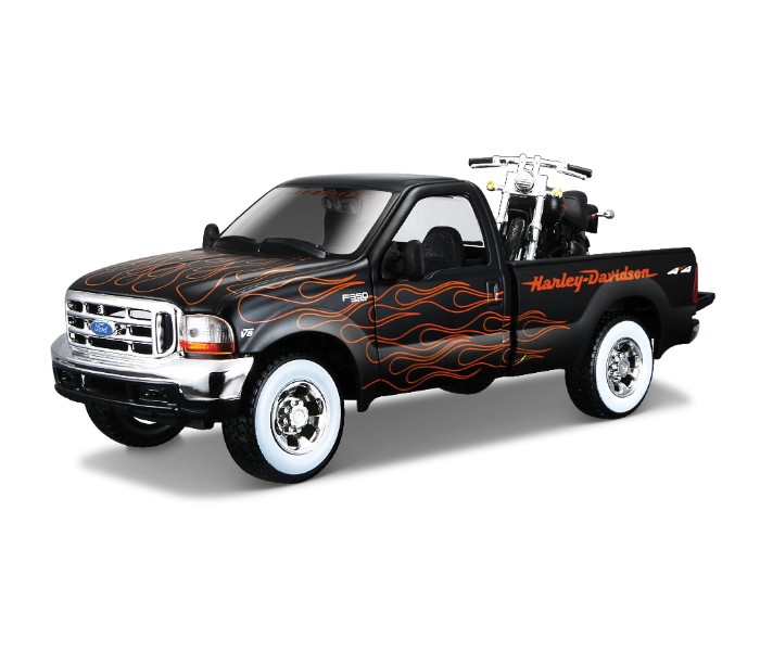 Maisto Tech 31937 1:27 SE (A) 1999 Ford F-350 Super Duty Pickup Black - Zoom Image