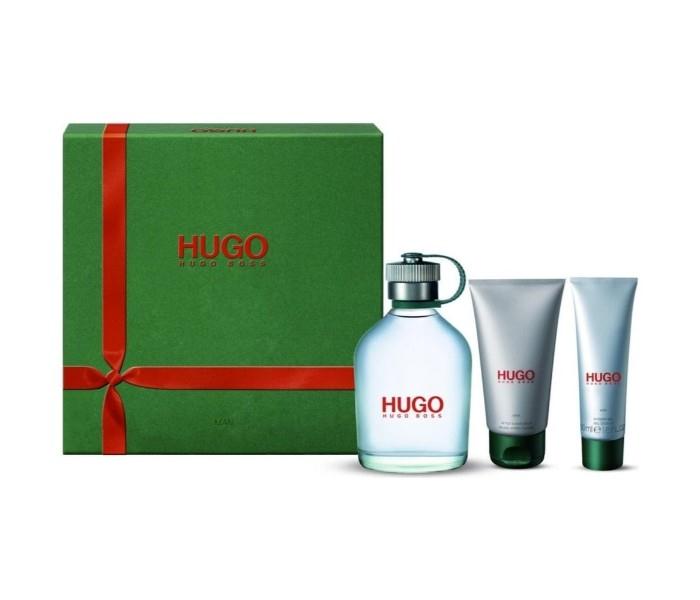 Hugo Boss Green Gift Set Eau De Toilette 125ml, After Shave Balm 75ml and Shower Gel 50ml  - Zoom Image