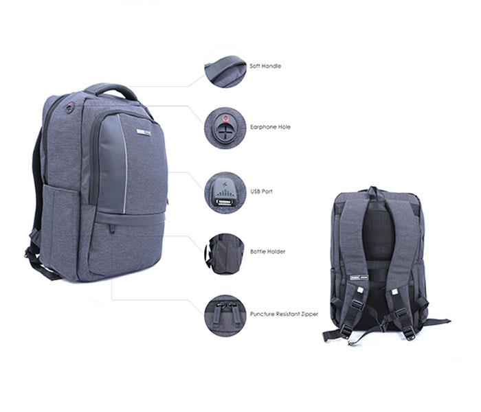 Para John PJBP6600 18-inch Laptop Backpack - Black - Zoom Image 1