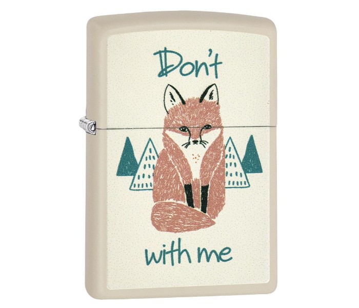 Zippo 29615 216 Fox with Me Lighter Silver - Zoom Image 3